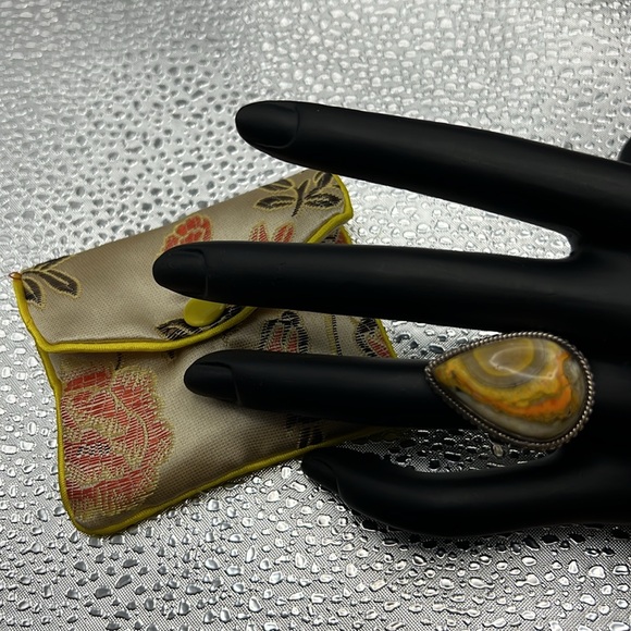 BumbleBee Sterling Silver Gemstone Ring Sz 9 NWOT - Picture 4 of 5